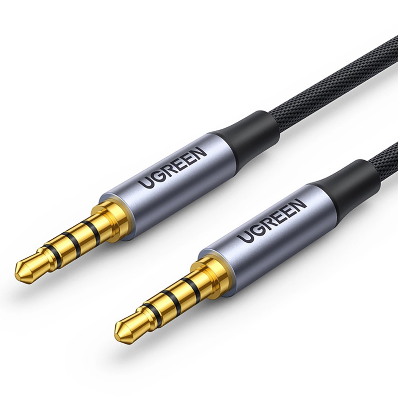 Ugreen AV183 kabelis 10648 mini lizdas 3,5 mm / mini lizdas 3,5 mm 1 m - pilka