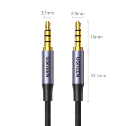 Ugreen AV183 kabelis 10648 mini lizdas 3,5 mm / mini lizdas 3,5 mm 1 m - pilka