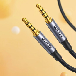 Ugreen AV183 kabelis 10648 mini lizdas 3,5 mm / mini lizdas 3,5 mm 1 m - pilka