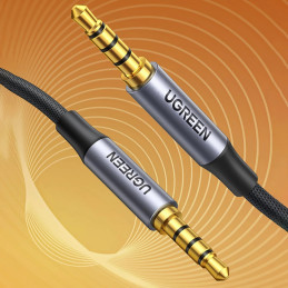 Ugreen AV183 kabelis 10648 mini lizdas 3,5 mm / mini lizdas 3,5 mm 1 m - pilka