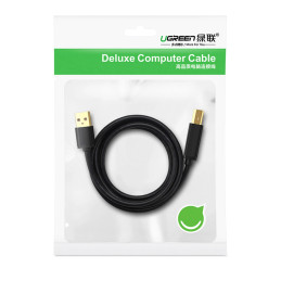 Ugreen US210 30753 spausdintuvo kabelis USB-A 3.0 / USB-B 5Gbps 1m – juodas