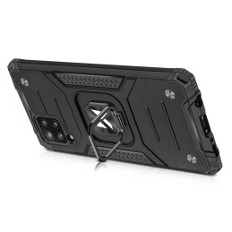 Wozinsky Ring Armor Armored Hybrid Case Cover + Magnetinis laikiklis, skirtas Samsung Galaxy A42 5G raudonas