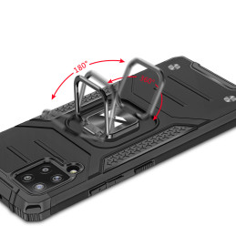 Wozinsky Ring Armor Armored Hybrid Case Cover + Magnetinis laikiklis, skirtas Samsung Galaxy A42 5G raudonas