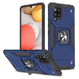 Wozinsky Ring Armor Armored Hybrid Case Cover + Magnetinis laikiklis, skirtas Samsung Galaxy A42 5G Blue