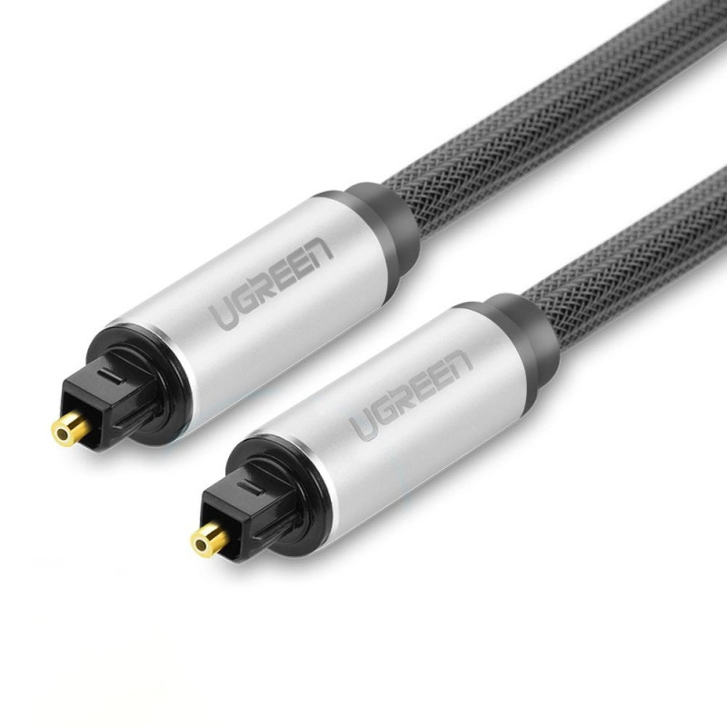 Ugreen AV108 10539 optinis Toslink/ SPDIF kabelis 1m - pilkas