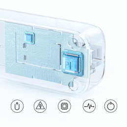 Ugreen CD286 ilgintuvas 3x AC 2x USB-A 1x USB-C 30W su jungikliu - baltas