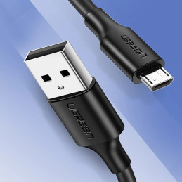 Ugreen US289 60135 micro USB / USB-A laidas 0,5 m - juodas