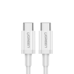 Ugreen US264 60518 USB-C / USB-C PD QC AFC kabelis 1 m – baltas