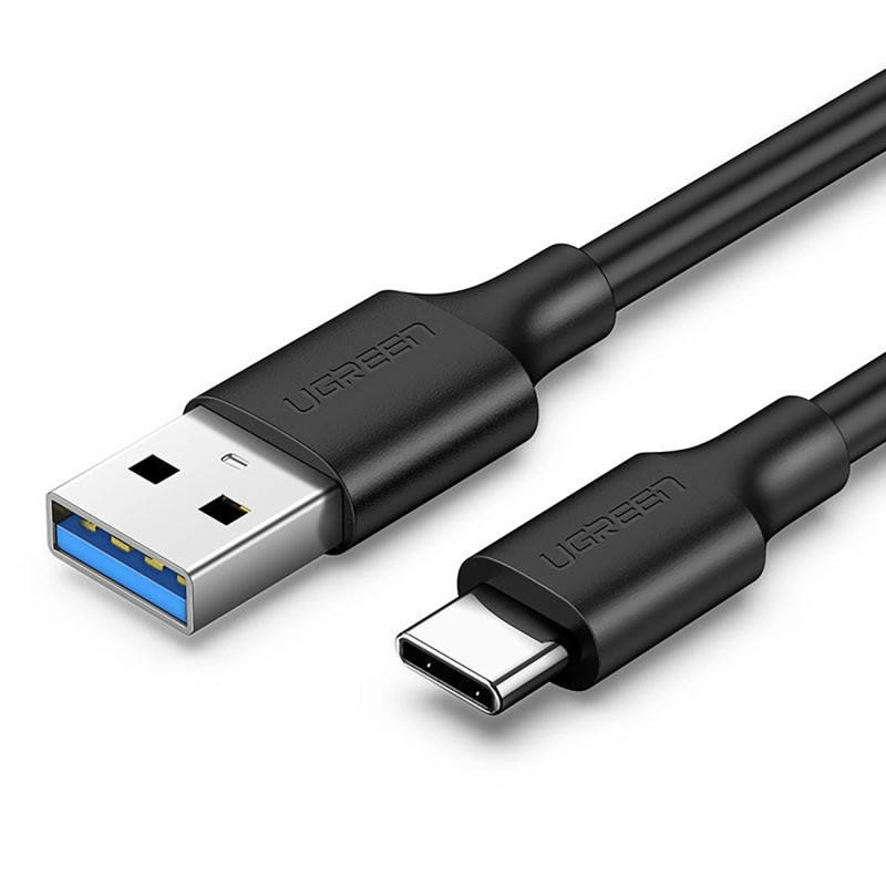 Ugreen US184 20884 USB-A 3.0 / USB-C 3A 2 m laidas – juodas