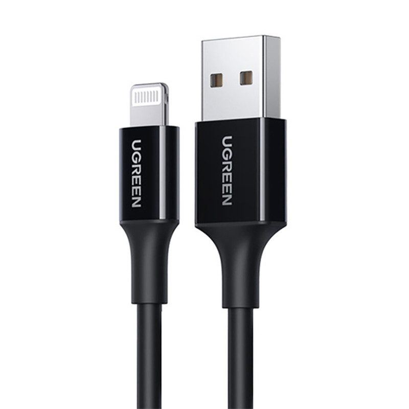 Ugreen US155 80823 USB-A / Lightning MFi 2.4A kabelis 2m - juodas