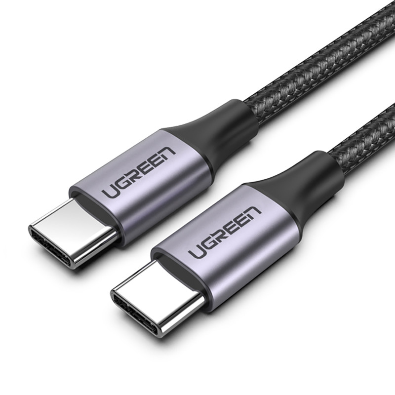 Ugreen US161 50751 USB-C 3.1 / USB-C 3.1 laidas, 1,5 m – pilkas