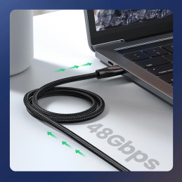 Ugreen HD140 80401 HDMI 2.1 / HDMI 2.1 kabelis 1m - juodas