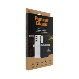 Biologiškai skaidus PanzerGlass dėklas, skirtas Samsung Galaxy S22 - juodas