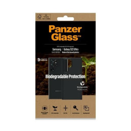 Biologiškai suyrantis PanzerGlass dėklas, skirtas Samsung Galaxy S22 Ultra - juodas