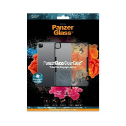 PanzerGlass ClearCase antibakterinis dėklas iPad Pro 12,9" 2018 / 2020 / 2021 - skaidrus ir juodas