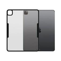 PanzerGlass ClearCase antibakterinis dėklas iPad Pro 12,9" 2018 / 2020 / 2021 - skaidrus ir juodas