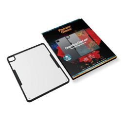 PanzerGlass ClearCase antibakterinis dėklas iPad Pro 12,9" 2018 / 2020 / 2021 - skaidrus ir juodas