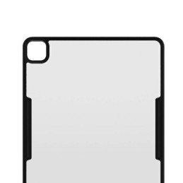 PanzerGlass ClearCase antibakterinis dėklas iPad Pro 12,9" 2018 / 2020 / 2021 - skaidrus ir juodas