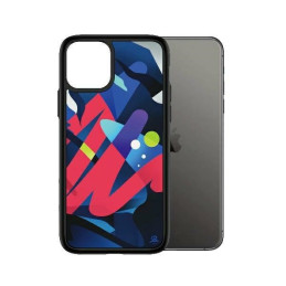 PanzerGlass ClearCase antibakterinis Mikael B Limited Artist Edition dėklas, skirtas iPhone 11 Pro - daugiaspalvis