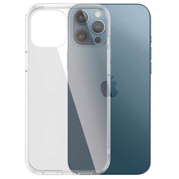 PanzerGlass ClearCase antibakterinis karinio lygio sertifikuotas dėklas skirtas iPhone 12 Pro Max - skaidrus