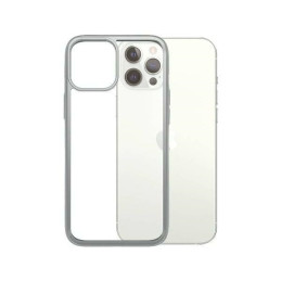 PanzerGlass ClearCase dėklas iPhone 12 Pro Max - skaidrus ir sidabrinis