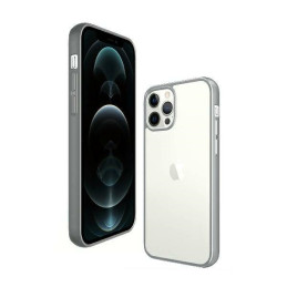 PanzerGlass ClearCase dėklas iPhone 12 Pro Max - skaidrus ir sidabrinis