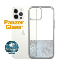 PanzerGlass ClearCase dėklas iPhone 12 Pro Max - skaidrus ir sidabrinis