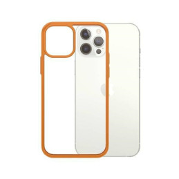 PanzerGlass ClearCase dėklas, skirtas iPhone 12 / 12 Pro - skaidrus oranžinis