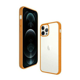 PanzerGlass ClearCase dėklas, skirtas iPhone 12 / 12 Pro - skaidrus oranžinis