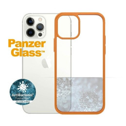 PanzerGlass ClearCase dėklas, skirtas iPhone 12 / 12 Pro - skaidrus oranžinis