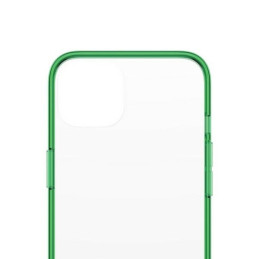 PanzerGlass ClearCase antibakterinis dėklas su karinio lygio sertifikatu iPhone 13 / 14 / 15 - skaidrus žalias