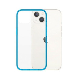 PanzerGlass ClearCase antibakterinis dėklas su karinio lygio sertifikatu iPhone 13 / 14 / 15 - skaidrus mėlynas