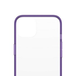 PanzerGlass ClearCase antibakterinis dėklas su karinio lygio sertifikatu iPhone 13 / 14 / 15 - skaidrus violetinis