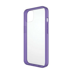 PanzerGlass ClearCase antibakterinis dėklas su karinio lygio sertifikatu iPhone 13 / 14 / 15 - skaidrus violetinis