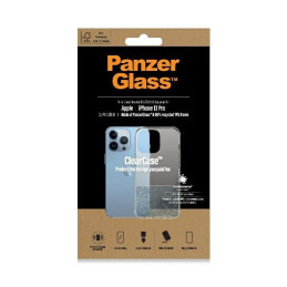 PanzerGlass ClearCase antibakterinis karinio lygio sertifikuotas dėklas skirtas iPhone 13 Pro - skaidrus