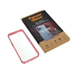 PanzerGlass ClearCase antibakterinis karinio lygio sertifikuotas dėklas iPhone 13 Pro - skaidrus rožinis