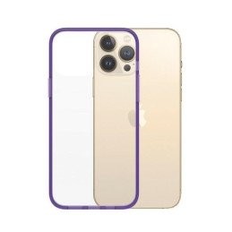 PanzerGlass ClearCase antibakterinis karinio lygio sertifikuotas dėklas, skirtas iPhone 13 Pro Max - skaidrus violetinis