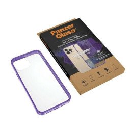 PanzerGlass ClearCase antibakterinis karinio lygio sertifikuotas dėklas, skirtas iPhone 13 Pro Max - skaidrus violetinis