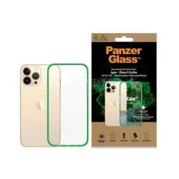 „PanzerGlass ClearCase“ antibakterinis karinio lygio sertifikuotas dėklas, skirtas „iPhone 13 Pro Max“ – skaidrus žalias