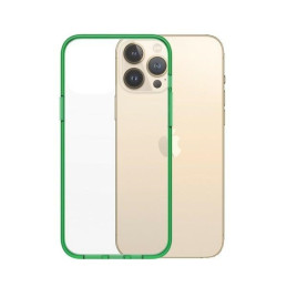 „PanzerGlass ClearCase“ antibakterinis karinio lygio sertifikuotas dėklas, skirtas „iPhone 13 Pro Max“ – skaidrus žalias