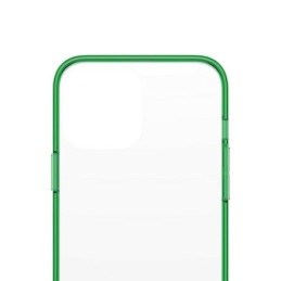„PanzerGlass ClearCase“ antibakterinis karinio lygio sertifikuotas dėklas, skirtas „iPhone 13 Pro Max“ – skaidrus žalias