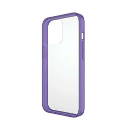PanzerGlass ClearCase antibakterinis karinio lygio sertifikuotas dėklas skirtas iPhone 13 Pro - skaidrus violetinis