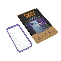 PanzerGlass ClearCase antibakterinis karinio lygio sertifikuotas dėklas skirtas iPhone 13 Pro - skaidrus violetinis