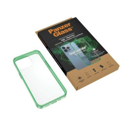 „PanzerGlass ClearCase“ antibakterinis karinio lygio sertifikuotas dėklas, skirtas „iPhone 13 Pro“ – skaidrus žalias