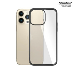 PanzerGlass ClearCase antibakterinis dėklas iPhone 14 Pro Max - skaidrus ir juodas