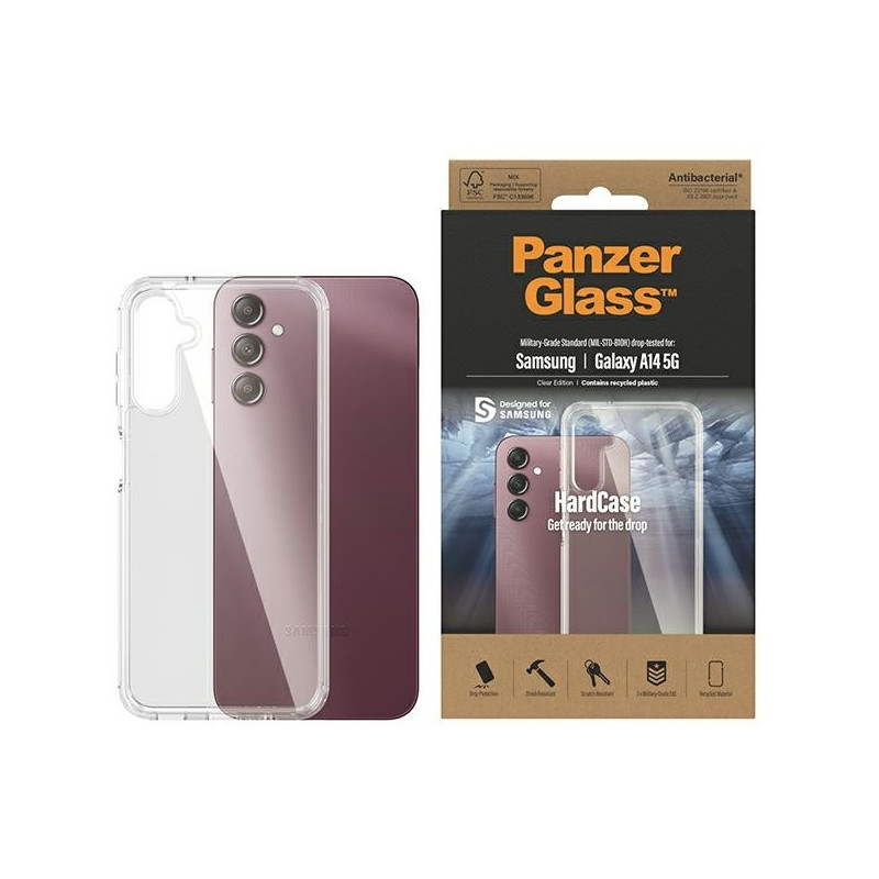 PanzerGlass ClearCase dėklas, skirtas Samsung Galaxy A14 5G - skaidrus