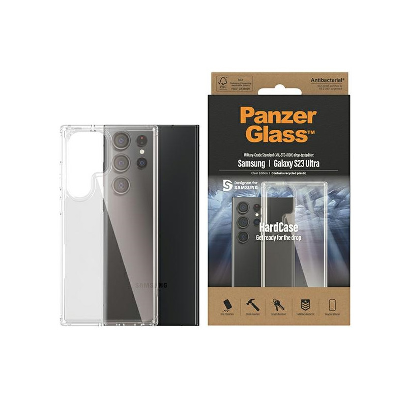 PanzerGlass ClearCase dėklas, skirtas Samsung Galaxy S23 Ultra - skaidrus