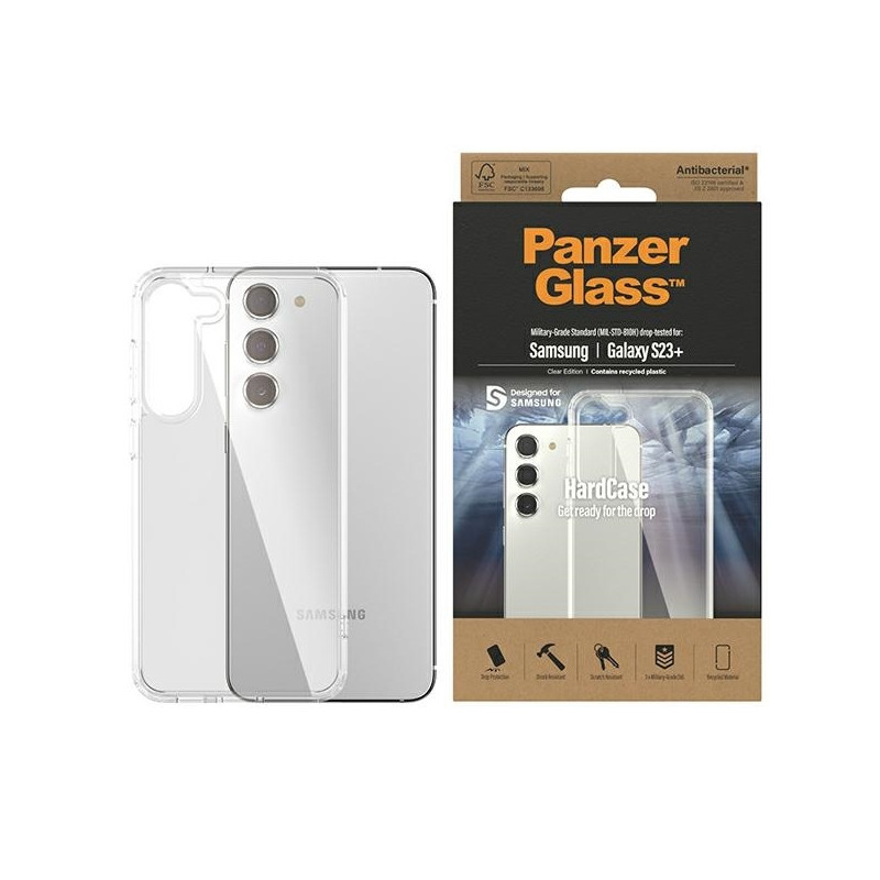 PanzerGlass ClearCase dėklas, skirtas Samsung Galaxy S23+ - skaidrus