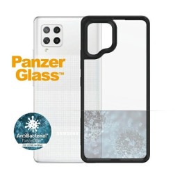 PanzerGlass ClearCase dėklas, skirtas Samsung Galaxy A42 5G - skaidrus ir juodas