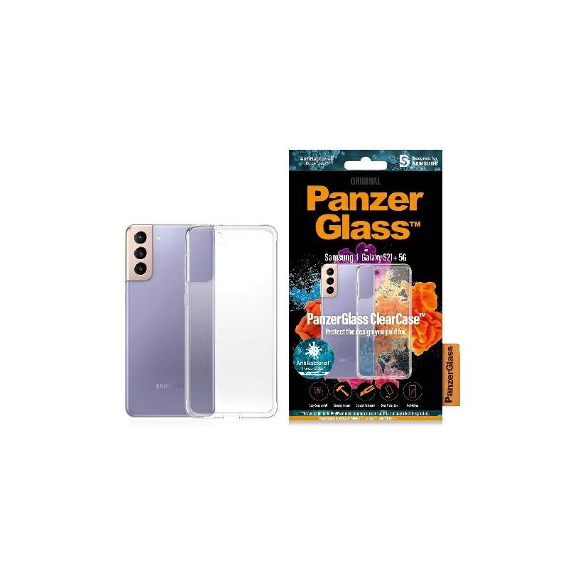 PanzerGlass ClearCase dėklas, skirtas Samsung Galaxy S21+ - skaidrus